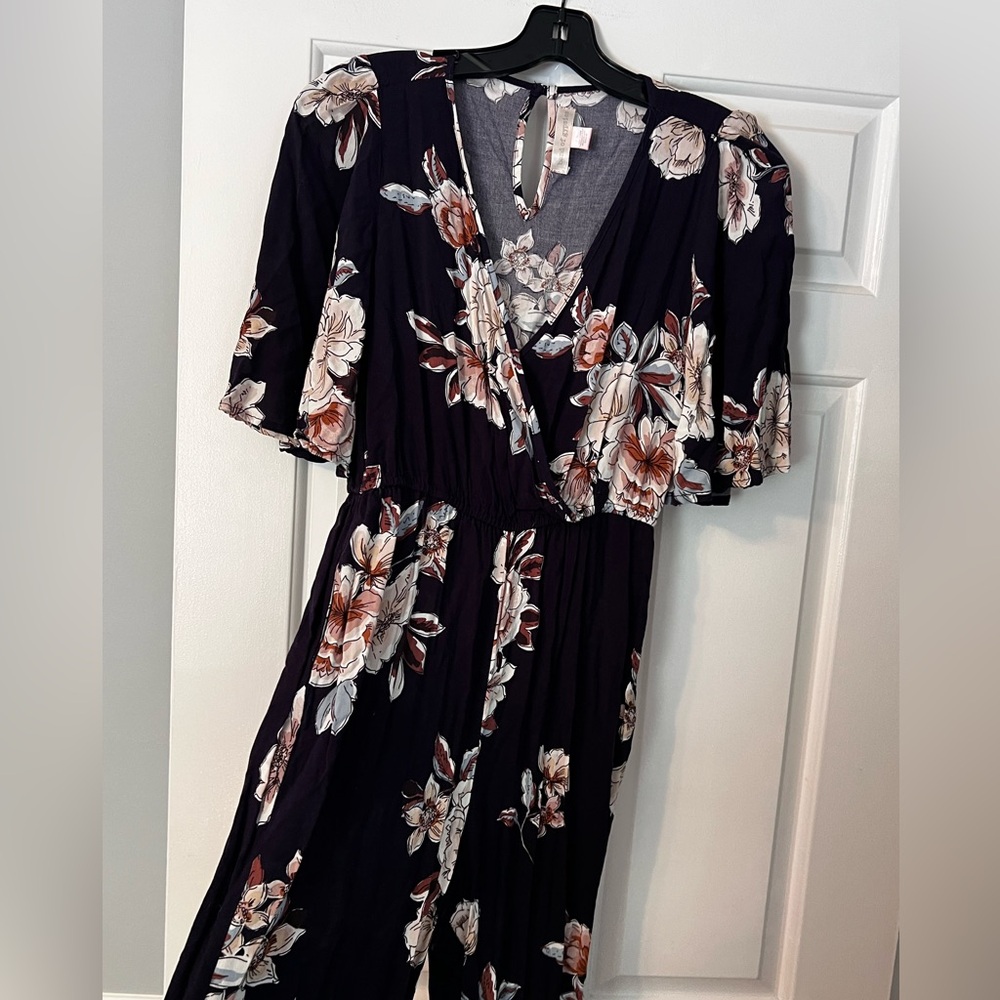 Band of Gypsies Floral Jumpsuit